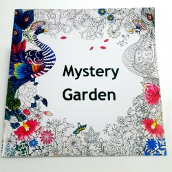 Mystery Garden, carte de colorat pentru copii si adulti