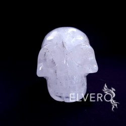 Craniu din cristal de cuart alb *